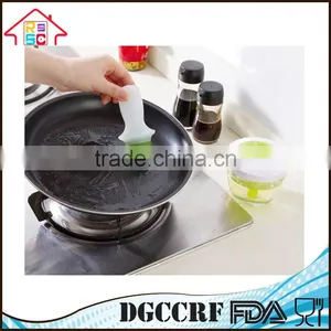 NBRSC High Temperature Resistant Silicone Honey Oil Dispenser Bottle Basting Brush Set for Cooking Baking Pancake Grill BBQ thumbnail-2
