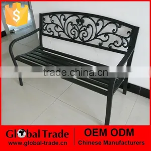 Lion Head Garden Bench Cast Iron Legs in Verdigris - 10 Wooden Slats Long H0096 thumbnail-1