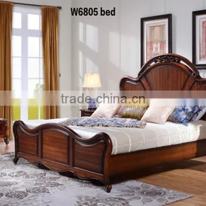 W6821Antique French Style Wardrobe/bedroom Wooden Wardrobe Design Pictures Wooden Clothes Wardrobe Designs thumbnail-4