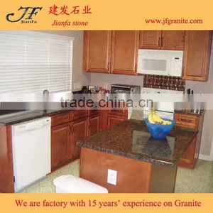 Polupar Polished Tan Brown Granite Table Top, Pedra Modular Granite Countertops thumbnail-1