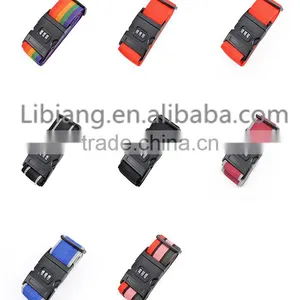 Custom Logo High Quality Luggage Strap With Lock thumbnail-3