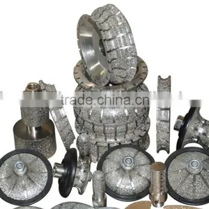 Brazed Diamond Profile Wheel for Large Granite/Vacuum Brazed Large Diamond Router Bits thumbnail-1