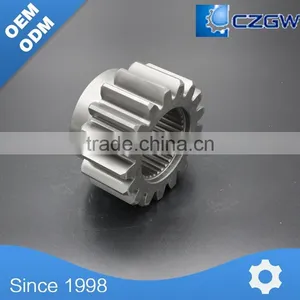 Transmission Straight Teethed Bevel Helical Gear With Keyway thumbnail-1