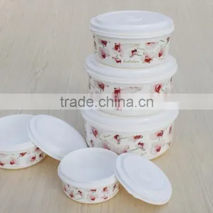 Food Grade 5PC Plastic Airtight Food Container Set thumbnail-6
