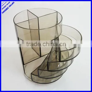 High Quality 4 Layers Multifunction Plastic Round Pen Holder thumbnail-1
