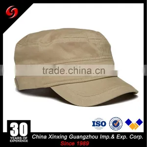 China Factory Custom High Quality Blank Flat Top Military Cap/Military Baseball Hats Caps thumbnail-5