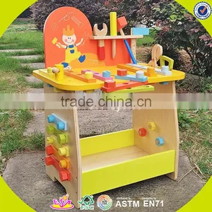 2017 Wholesale Wooden Tool Set for Kids Diy Wooden Tool Set for Kids New Fashion Wooden Tool Set for Kids W03D077 thumbnail-1