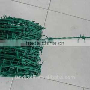 Low Price Green Color Barbed Wire for Construction thumbnail-2
