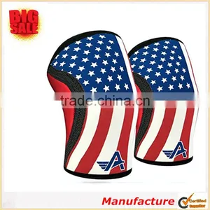 2017 Latest Design! 7mm Neoprene Knee Sleeve Sports Support thumbnail-4