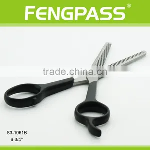 S3-1061B 6-3/4" Inch 2CR13 Stainless Steel With PP Handle Double Thinning Hair Scissors thumbnail-3
