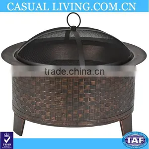 Woven Base Cast Iron Fire thumbnail-1