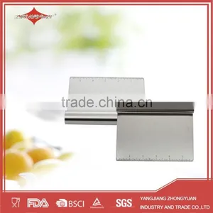 Non-stick Stainless Steel Dough Scraper With Scale thumbnail-1