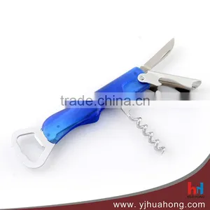 Multifunction Metal Beer Bottle Opener Wine Opener Corkscrew (HBO-43) thumbnail-1