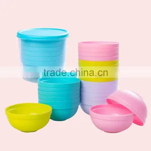 Round Shape Children Colorful PP Plastic Bowl thumbnail-5