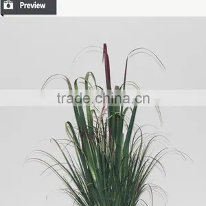 Artificial Potted Grass Onion Grass for Indoor Decoration Artifiical Grass Plants thumbnail-2