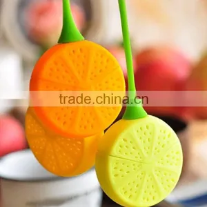 Food Grade Silicone Leaf Handle Lemon Tea Leaf Infuser For Loose Leaf Detox Tea/Weight Loss Tea/Slimming Tea thumbnail-6