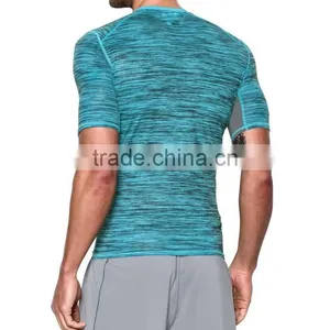 China Factoty Wholesale Made Plain Gym Sports Wear O-neck Custom T Shirt thumbnail-3