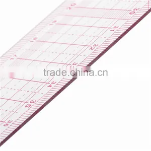 Kearing Chinese Manufacture Transparent Designer Grading Rulers Flexible Sanwich Metric Fashion Graph 5*50cm #8002 thumbnail-1