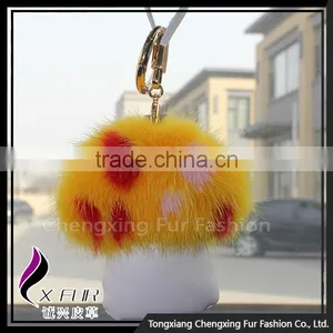 CX-R-01 2016 New Design Mink Fur Keychain thumbnail-2