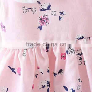 New Design Hot Sale Summer 2017 Baby Clothes Wholesale Printing Cotton Clothing Boutique Custom Kids Baby Birthday Girl Dress thumbnail-4