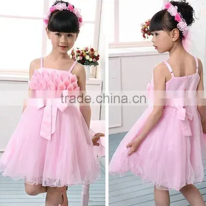 Wholesale Baby Dress up Games, Baby Girl Birthday Party Wedding Dresses Kids Clothes thumbnail-3