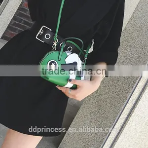 Newest Animal Shape Kids Bag Green Bag Shoulder Hand Casual Cosmetic Bag thumbnail-6