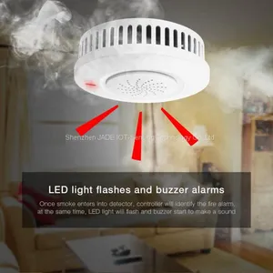 JADE беспроводной детектор дыма Zigbee Lora thumbnail-1