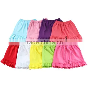 2017 Wholesale Boutique Children Clothing Baby Kids Cotton Summer Shorts Candy Colors Icing Shorts thumbnail-2