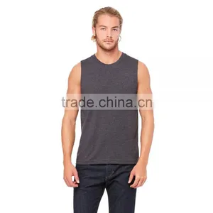 Bella+Canvas Unisex Jersey Muscle Tank Top - 100% Combed and Ring-spun Cotton and Comes With Your Logo thumbnail-1