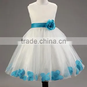 Walson Anna Frozen Cosplay Wholesale Party Frozen Birthday Items Shoulder Flowers Crocheted Skirt thumbnail-3