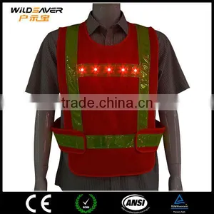 Hi Vis Led Fluorescent Clothing/child Safety Vest thumbnail-1