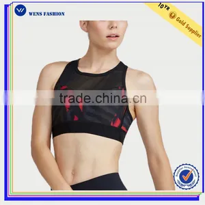 Custom Wholesale Woman's Gym Vests Sport Crop Tops Women Tank Top Yoga thumbnail-1
