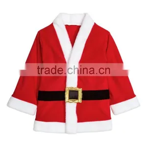 100% Ployester Fashion Christmas Dress Baby Wholesale Santa Pajamas thumbnail-3