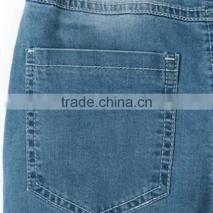 Guangzhou Apparel Factory New Style Color Change Three-quarter Denim Girls Jeans Pants thumbnail-3
