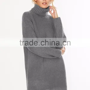 2017 New Design Turtle Neck Girls Sweater Dress thumbnail-5