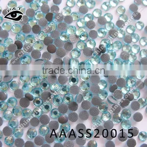 5MM SS20 Aquamarine Rhinestone Hot Fix Crystal Chinese Gems For Clothing thumbnail-1