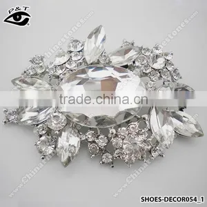 Bling Diamond Ornament With Metal Clip Buckle For Women Shoes thumbnail-1