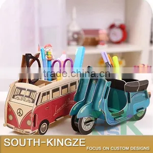 Blue Motorcyle Puzzle Kids Bedroom Toy as Novelty Children's Day Gift thumbnail-4