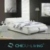 Contempory Leather Bed, Genuine Leather Bed, Leather Bed With Crystals thumbnail-2