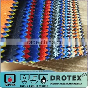 EN20471 EN11611 Fluorescein 60% Modacrylic 40% Cotton Flame Retardant Fabric for Safety Clothing thumbnail-3