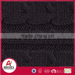 Wholesale Acrylic Crocheted Kint Double Layer Sherpa Blanket thumbnail-2