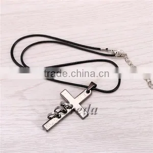 Japanese Anime Death Note L Cross Pendants Death Note Necklace Wholesale Fashion Jewelry thumbnail-6
