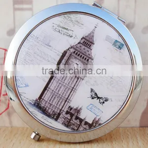 Cute Pocket Round Cosmetic Makeup Compact Travel Portable Mirror Multistyles thumbnail-2