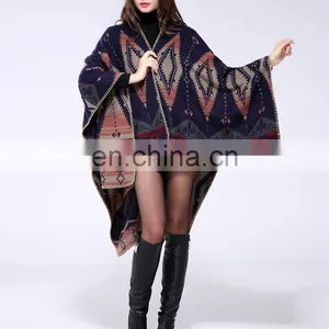 Europe And The United States Thickening Cashmere Scarf Shawl thumbnail-3
