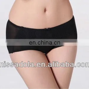 Lady's Hot Underwear Black Pushing up Brassiere Boyshort Pantie Bra Set thumbnail-4