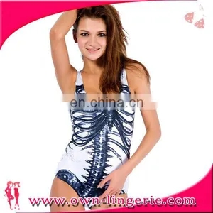 Fashion Black Sexi Lady Sexy Clubwear Teddy thumbnail-2