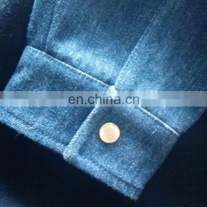 Wholesale Custom Light Blue Women Oversize Denim Jacket thumbnail-6