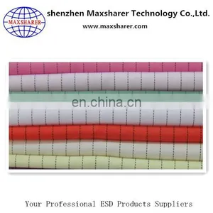 Different Color Esd Clothing Cleanroom 100% Polyester Cloth thumbnail-1