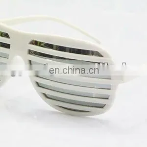 Neon White Shutter Glasses thumbnail-1