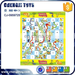 Kids Indoor Chess Toy Play Mat Snake and Ladder Game thumbnail-1